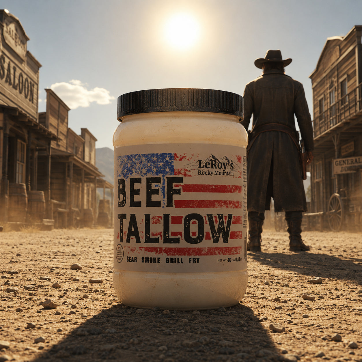 LeRoy's Rocky Mountain Beef Tallow - Western Style